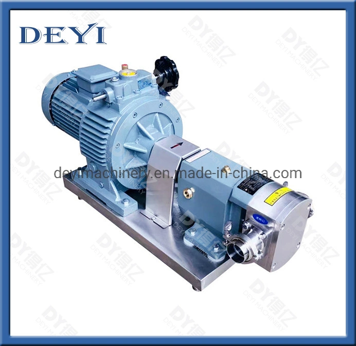 Deyi Stainless Steel High Viscosity Hygienic Grade Rotor Pump Chocolate Making