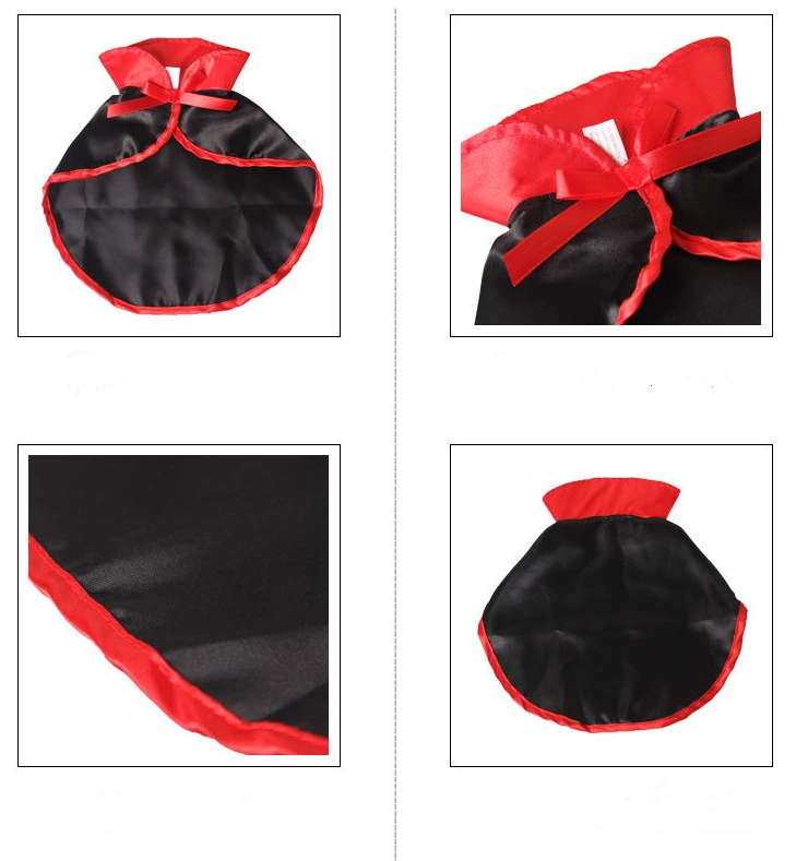 Designer Dogs Cosplay Vampire vêtements drôle Halloween costumes Doggie PET Ensemble de Noël en forme de manteau