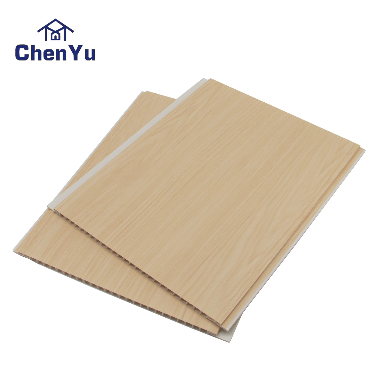 25cm 2.8kg India Popular Interior del panel PVC PVC paneles de techo de madera laminada