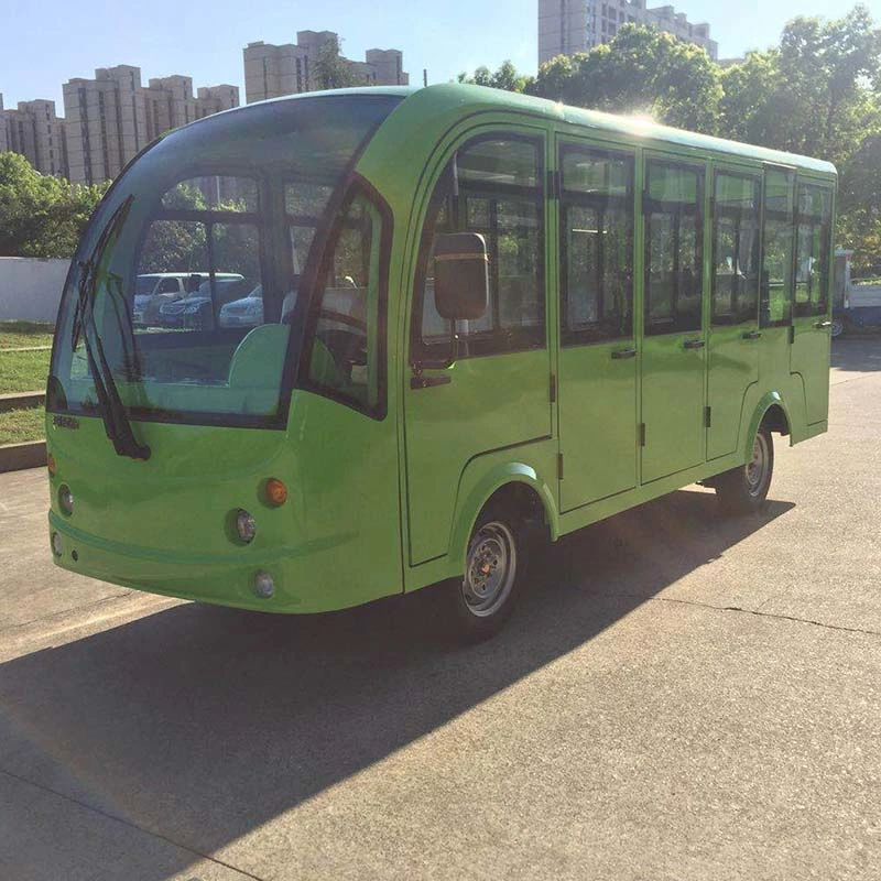 Precios baratos de lujo 14 asientos Bus Turístico Electric elegante ciudad Tourist Shuttle Coche (DN-14C)