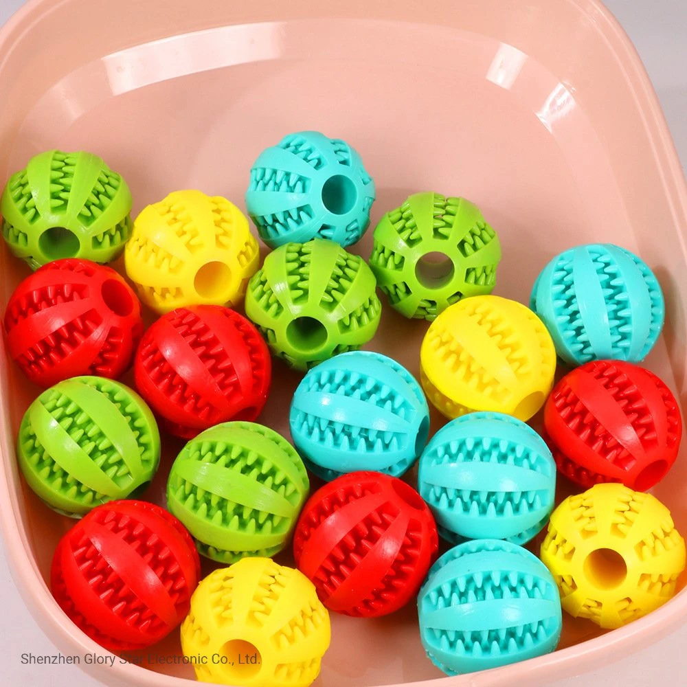 Dog Tooth Cleaning Chewing Rubber Food Balls Pet Toy Pet Products