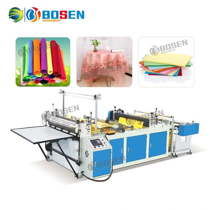 High Speed 4 Lines 2 Layers Full Automatic Hot Sealing and Cold Cutting Nylon Plastic Biodegradable T-Shirt Shopping Flat Bag Maker Price