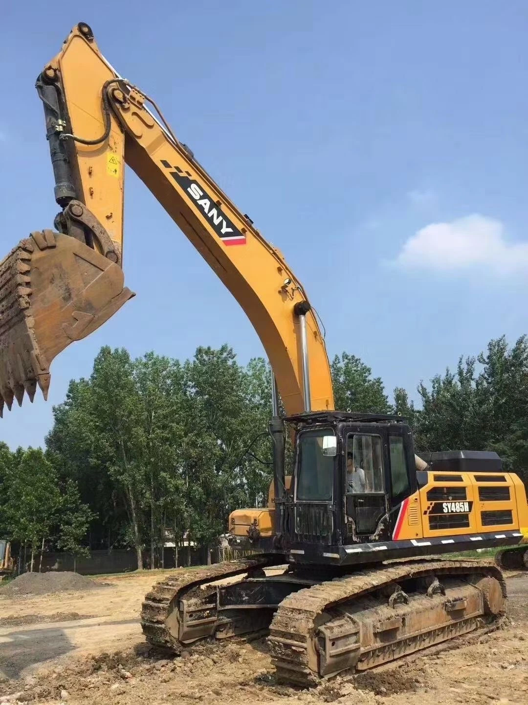 Second Hand Hydraulic Crawler Used Digger Excavators Big 49 Ton Construction Machinery Equipment Machine Excavadora Usada Sany Sy485h