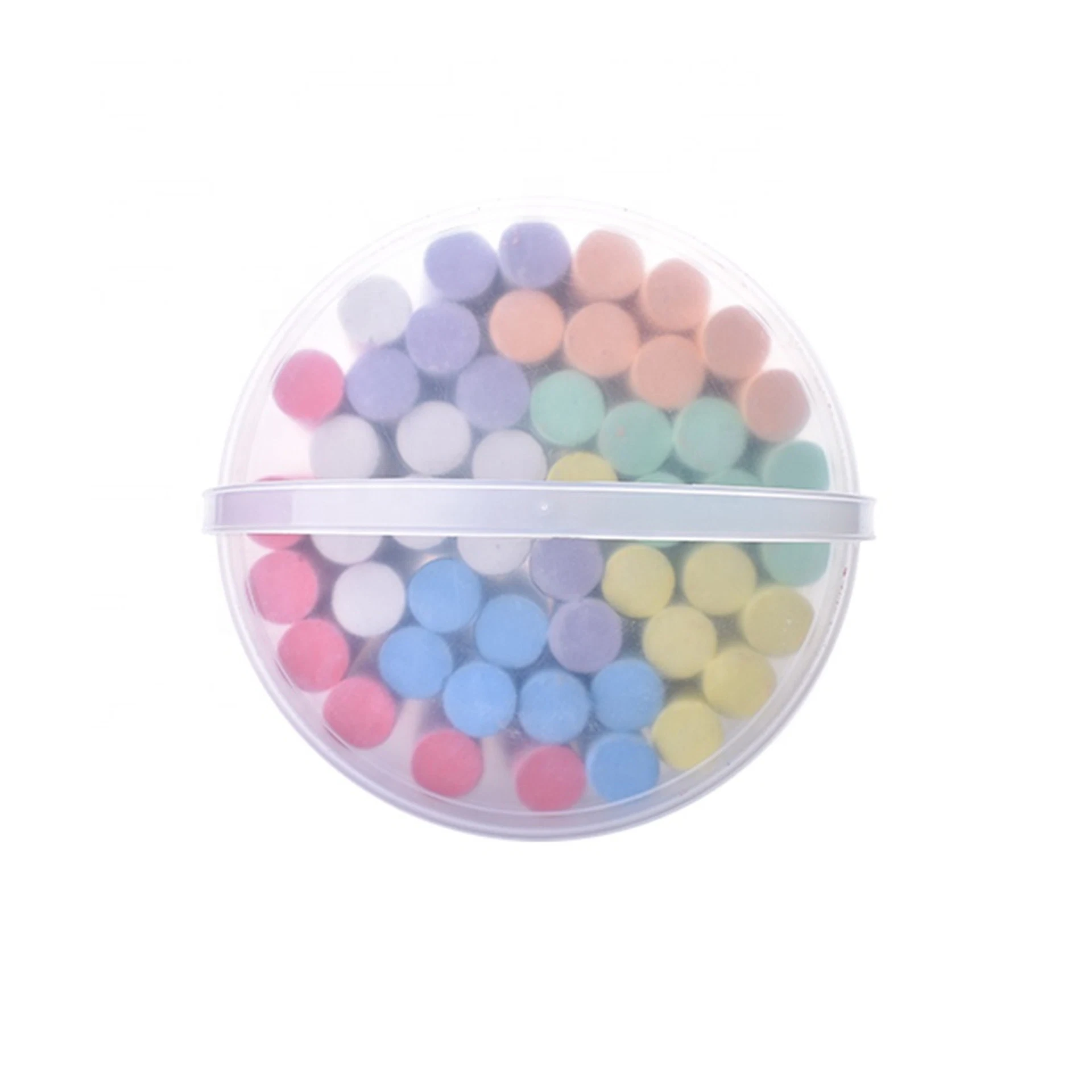 Colorful Chalks with Bucket Packing for Teaching and Kids