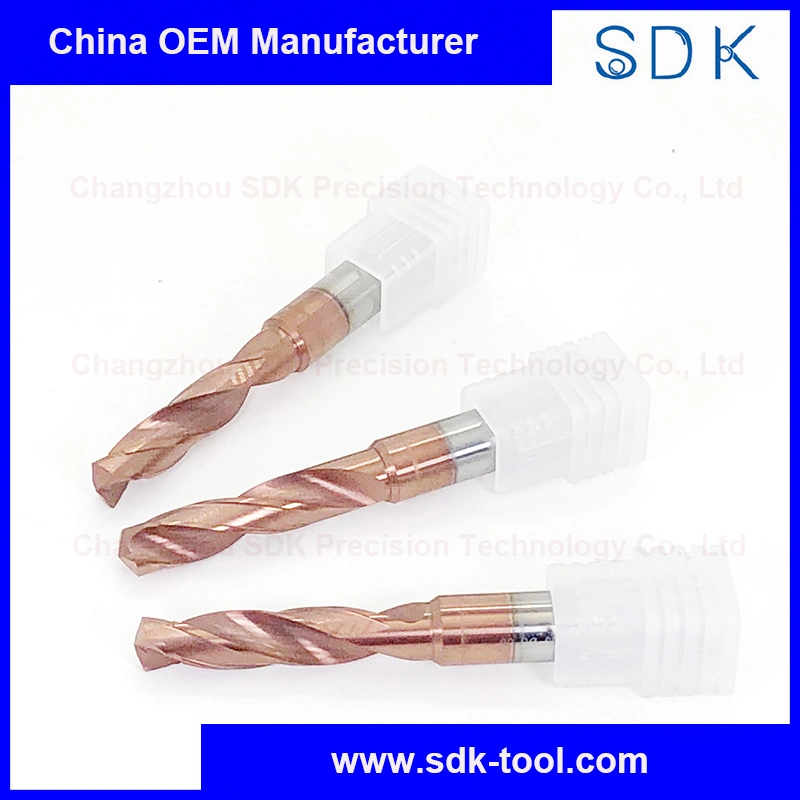 Solid Carbide Customized Carbide Step Drills for CNC Machine Drilling