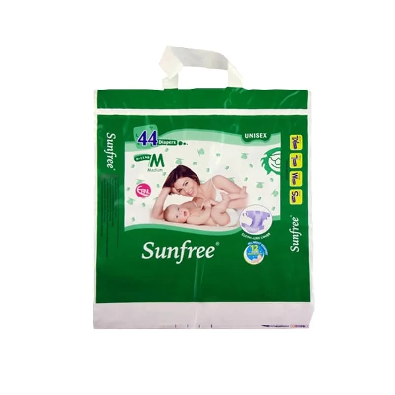 Adult Diaper Bags Custom Printing Baby Diapers Plastic Packaging Bag
