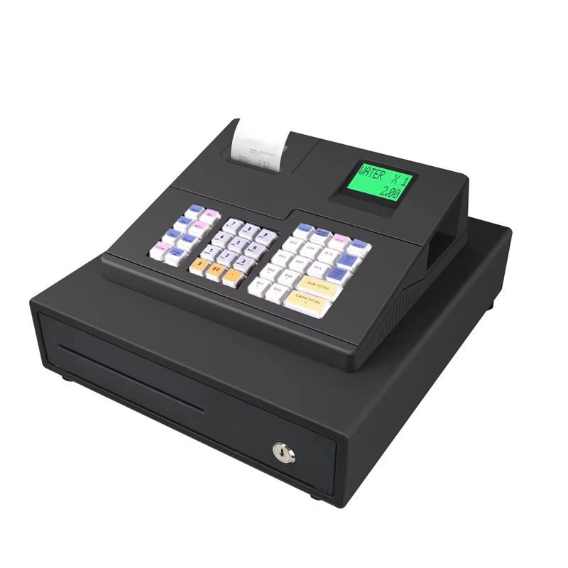 Desktop 38 Keys ECR Cash Register Machine для Shops Supermarket ECR600