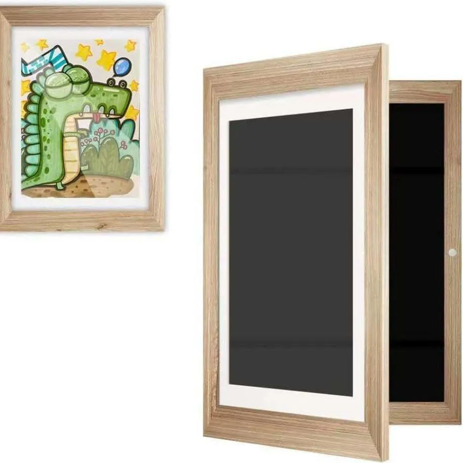 Horizontal y vertical Kids Art Frame apertura frontal 150 Documentos