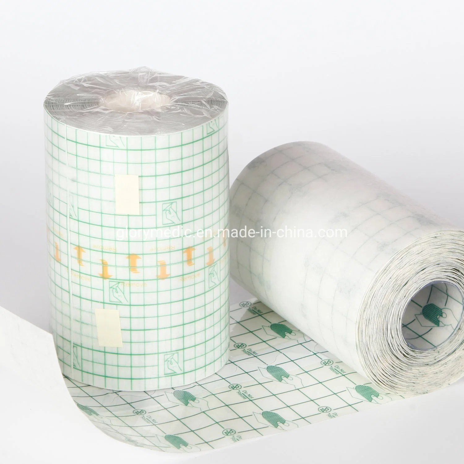 Sterile PU Film Transparent Wound Dressing Raw Material Jumbo Roll