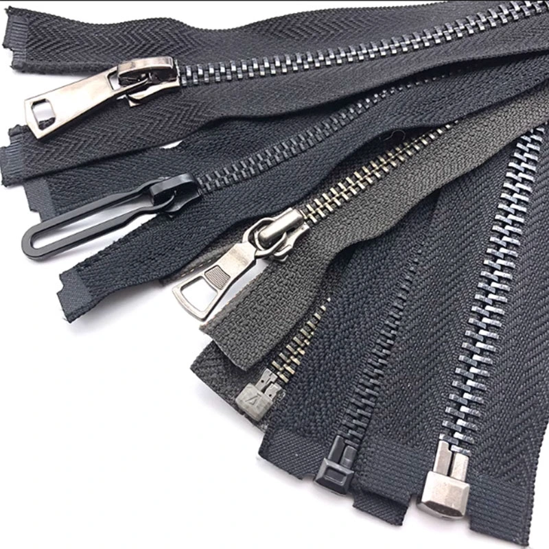 Bag Accessories #3 #5 #8 #10 Meta Material Zippers for Garments