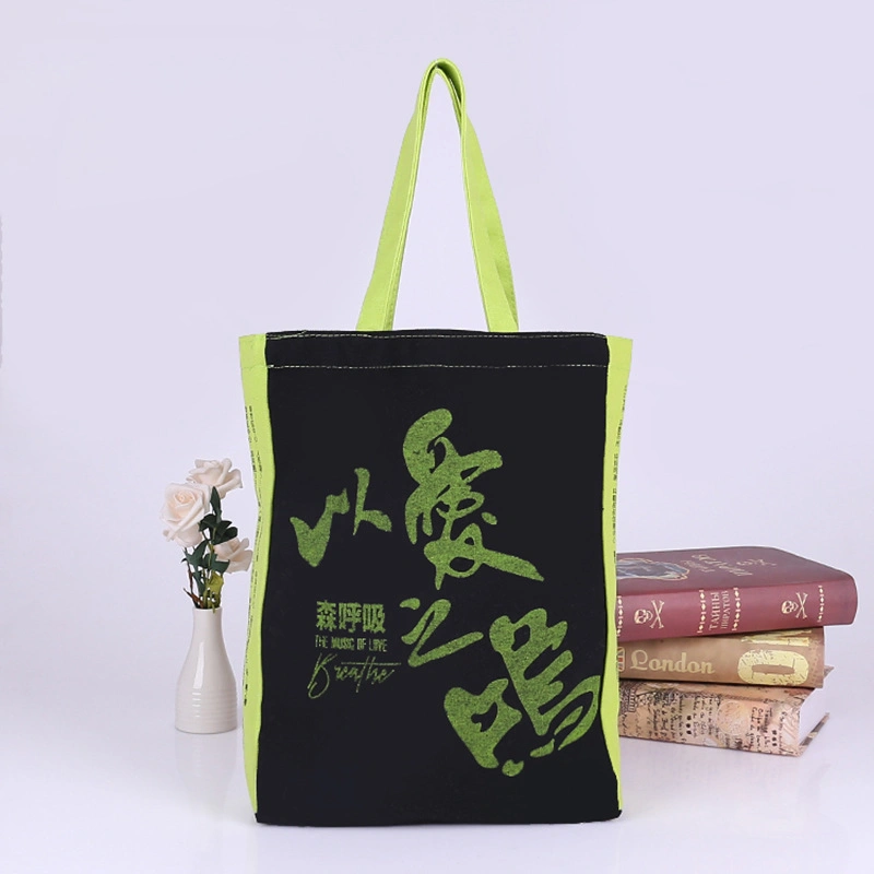 Fashion Hand Canvas Bags, Long Shoulder Belt Canvas Cotton Shopping Tote Bag