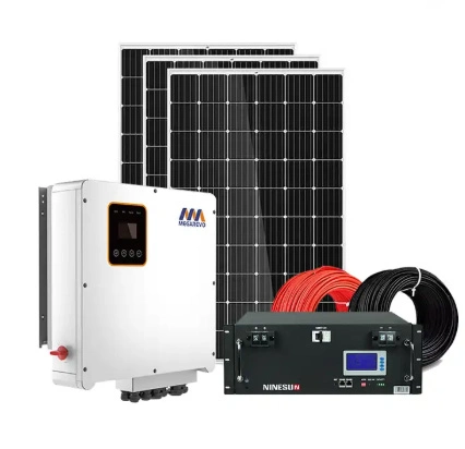 Sistema Solar híbrido Inteligente Energia Solar tudo-em-um variador Sistema completo Pacote 5 kw 10 kW 15 kW sistema de energia solar para Início