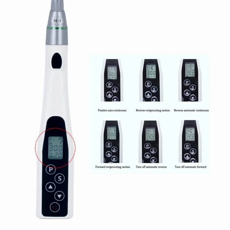 LED de colores Wireless Motor Endo Endodoncia Tratamiento