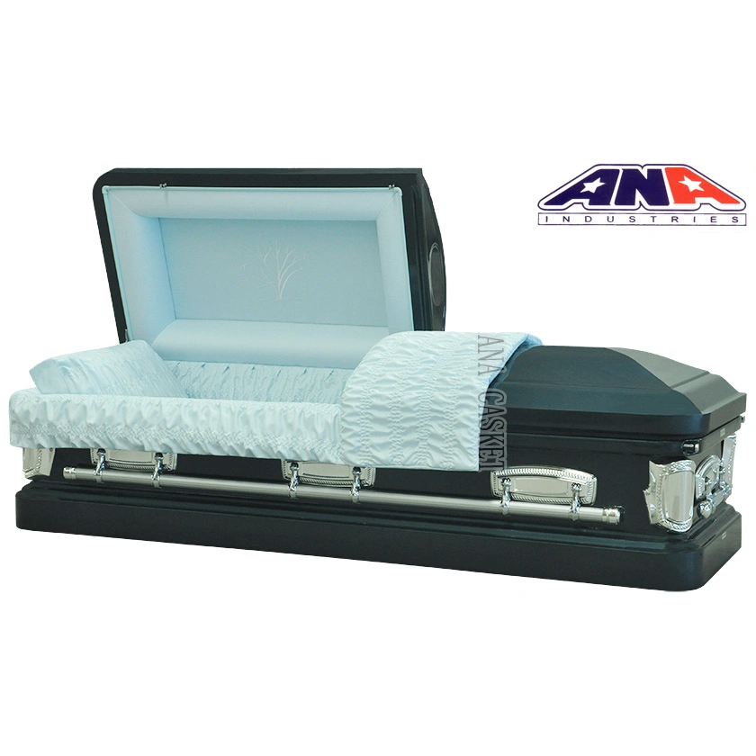 Ana Dome Lilac American Coffin 18 Ga Steel Metal Casket for Sale