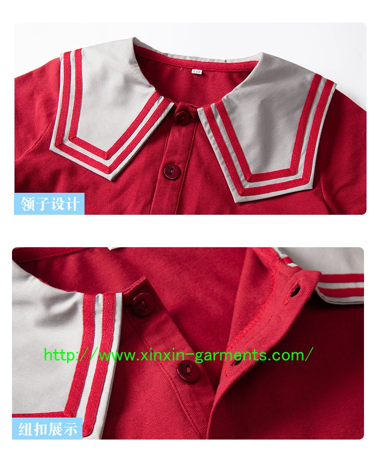 Factory Direct Sale Summer and Spring School Garment for Kindergartens School Apparel (U2324)