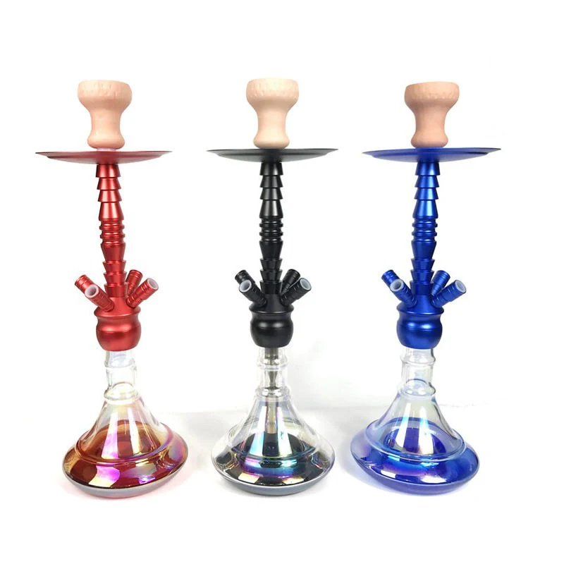 Wholesale/Supplier Aluminum Alloy Bar Use 4 Hoses of LED Hookah for Multiple Users