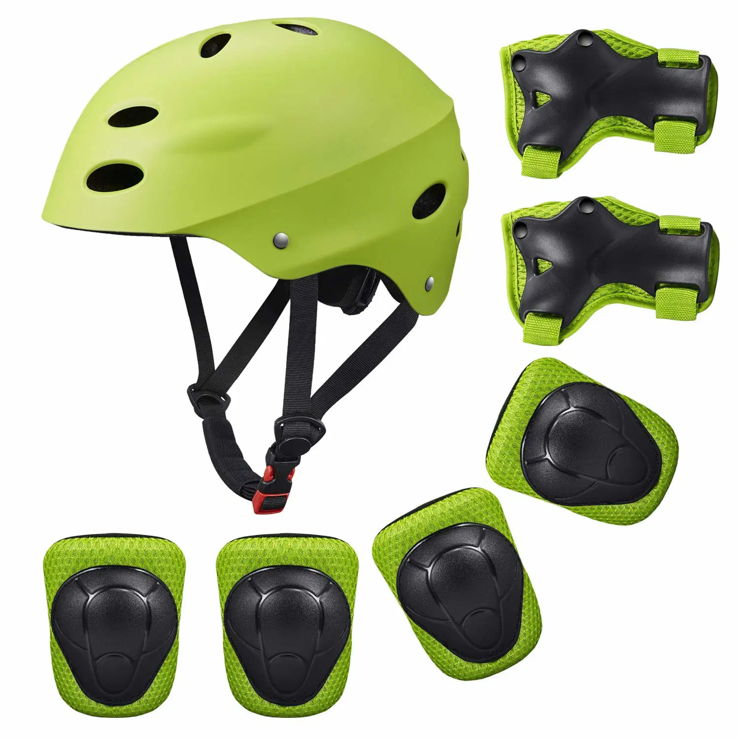 Outdoor Elbow Pads Knee and Wrist Guard Adult Children Helmet Protective Gear Set for Skating