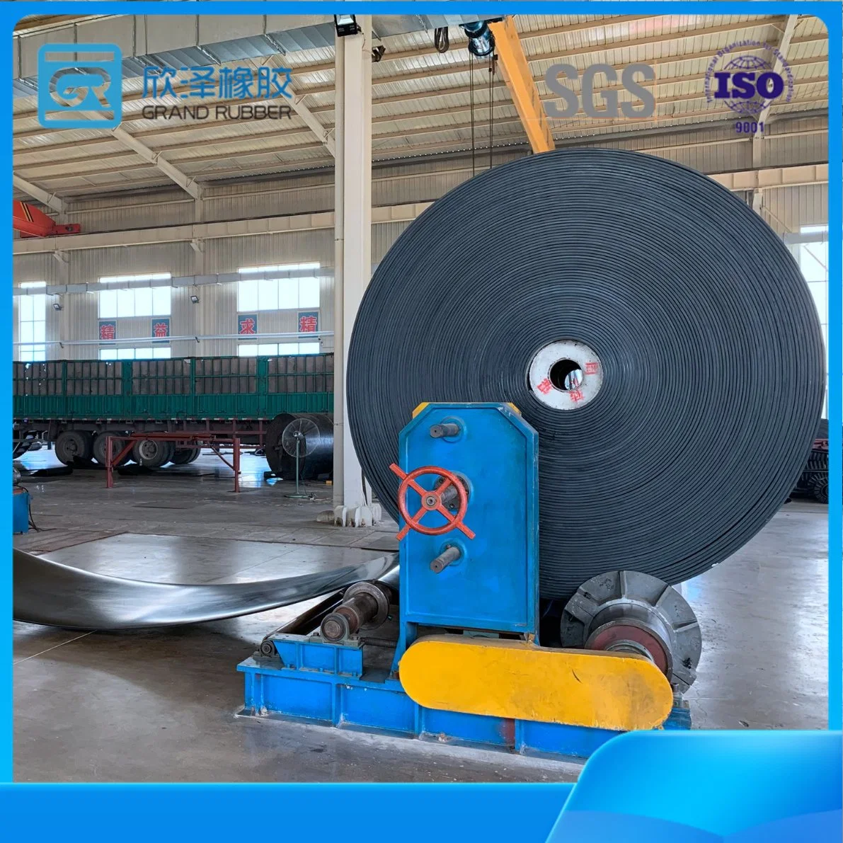 Ep Nn High Strength Fabric Ply DIN Grades Black Rubber Conveyor Belt Factory Price with Quality Warranty Flat Belt for Mine/Quarry/Cement Industries