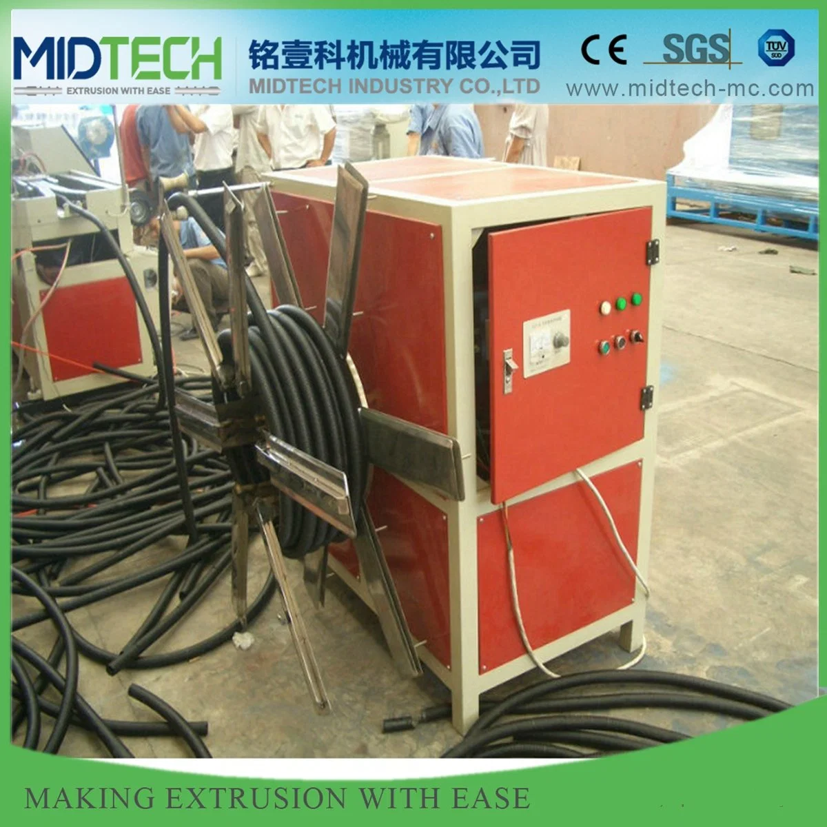 Newest High Output Single Wall Corrugated Pipe Production Line with Low Power