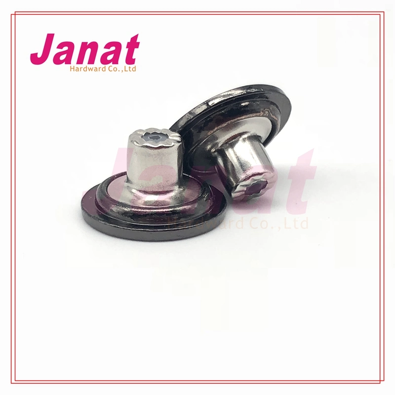 Hang Plating Color Alloy Button with Competitive Price