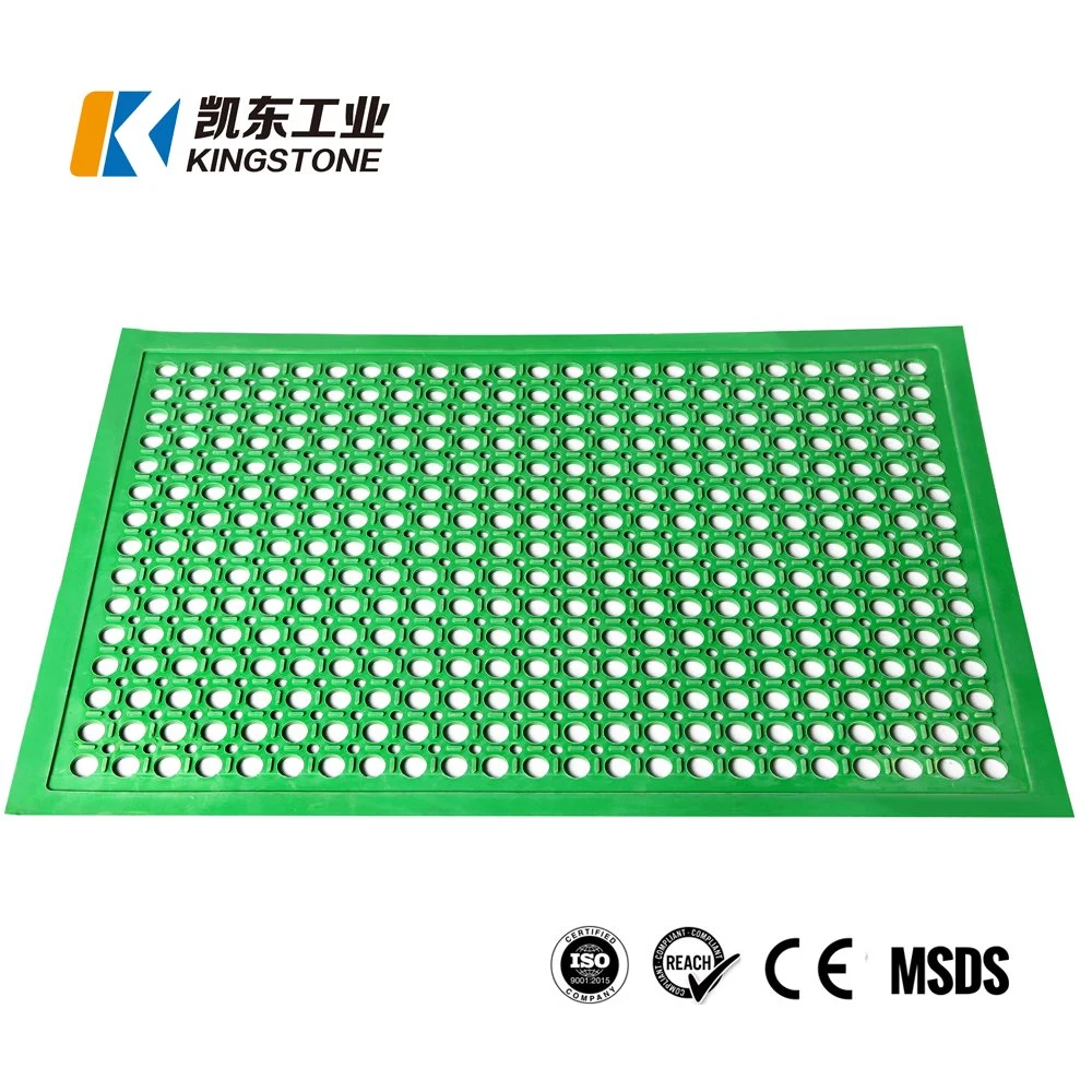 3FT*5FT Non Skid Non Slip Wet Drain Rubber Floor Mat with Holes