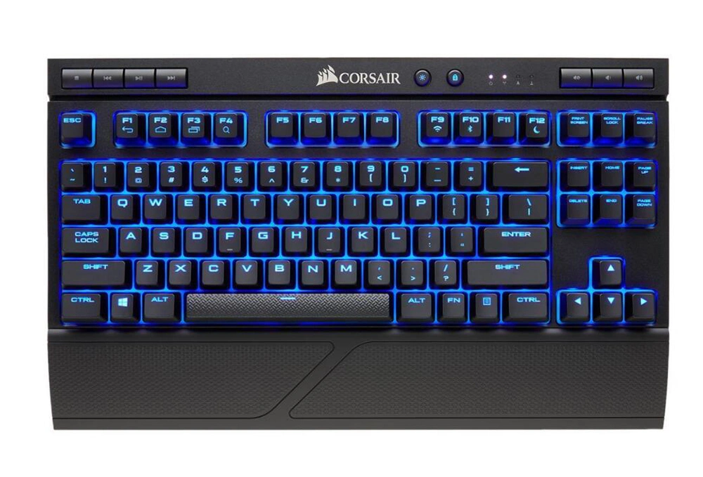 Corsair K63 Wireless Mechanical Gaming Keyboard, Backlit Blue LED Desktop Keyboard