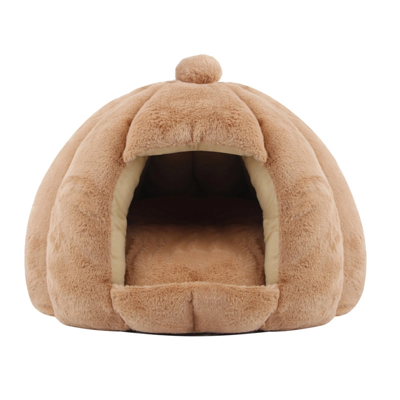 Factory Direct Sale Soft Plush Covered Cute Pet Plush Cat Cave Bed Nest/House