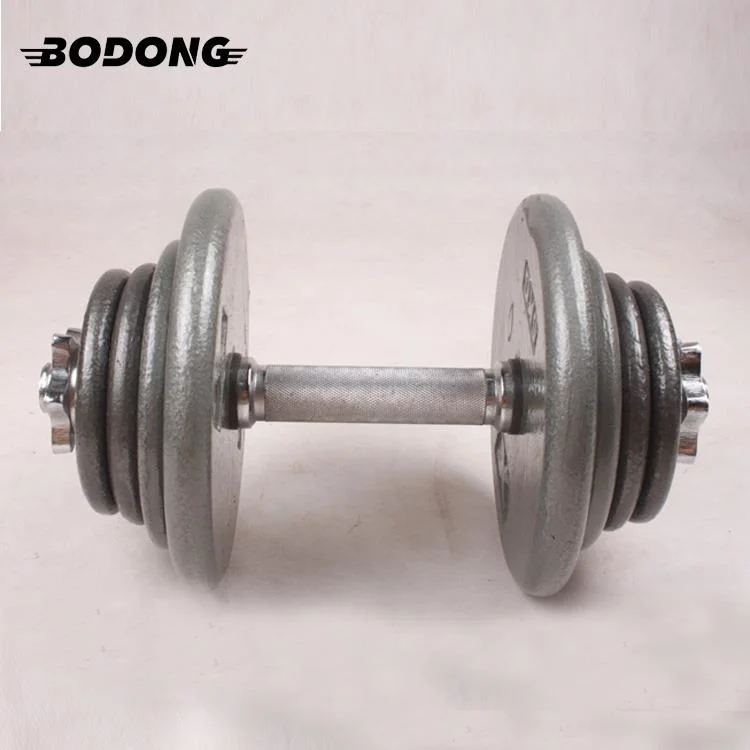 Wholesale/Supplier Sporting Goods Weightlifting Dumbbells Gym Dumbbell Fitness Equipment Flat Cast Iron Dumbbell Gym Equipment