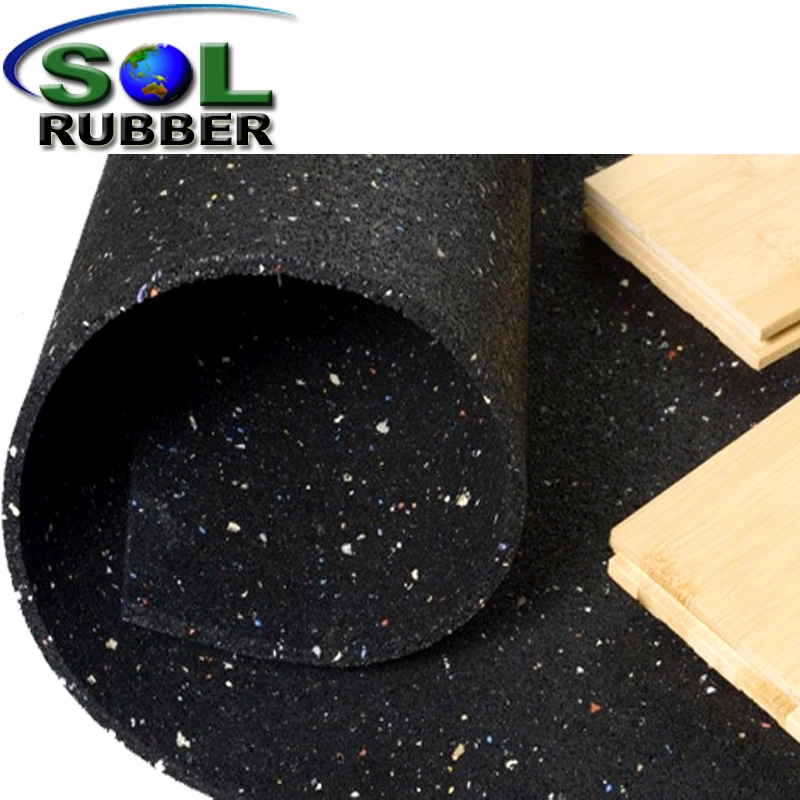 Sol Rubber Anti Shock Underlay Cork Rubber Flooring