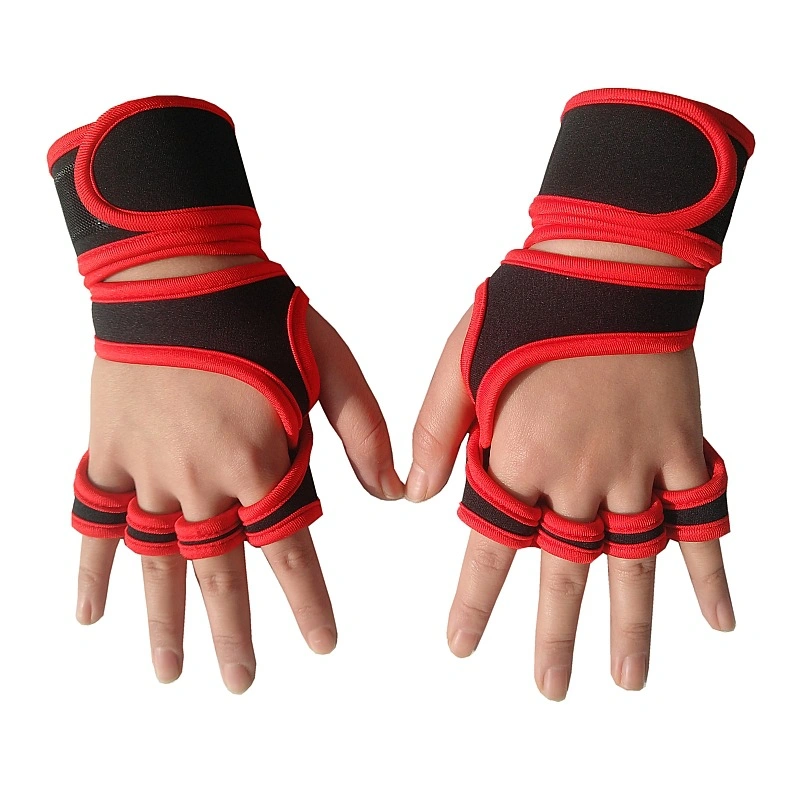 Cycling Fitness Weight Lifting Fingerless Gym Gloves Exercise for Men