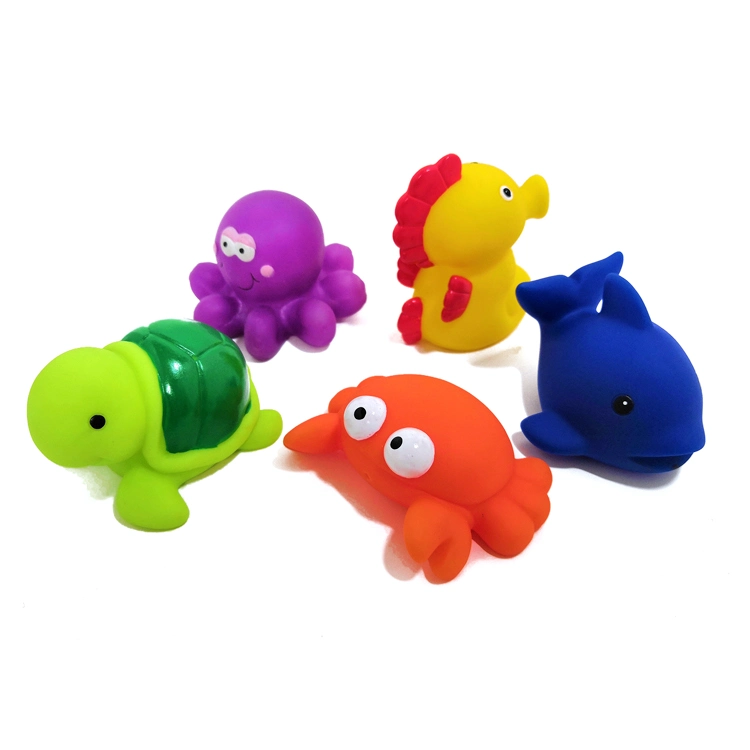 Plastic Squirt Water Toys Squirt Water Sea Animal Bath Toy, Tub Bath Animal Squirt Water