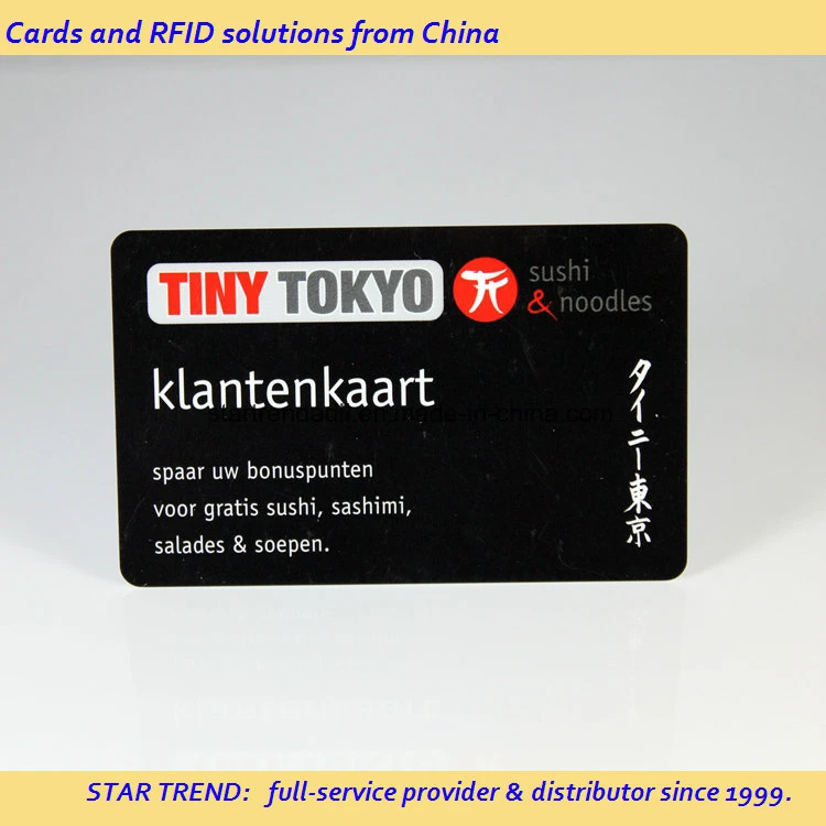 Cartão de PVC T5577 RFID Smart Card para cartão de associado