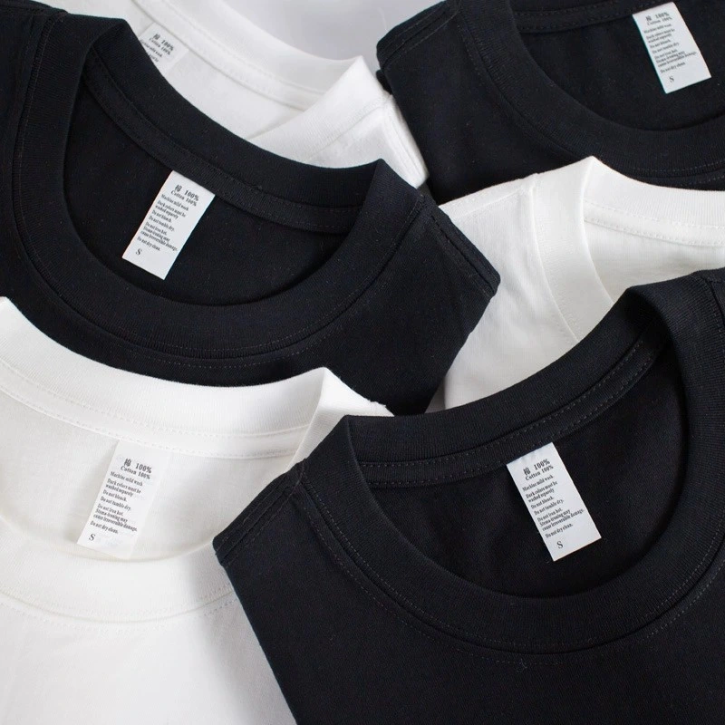 Custom 250 Gramm Unisex T-Shirt 100% Baumwolle hohe Qualität Hemden Kleidung