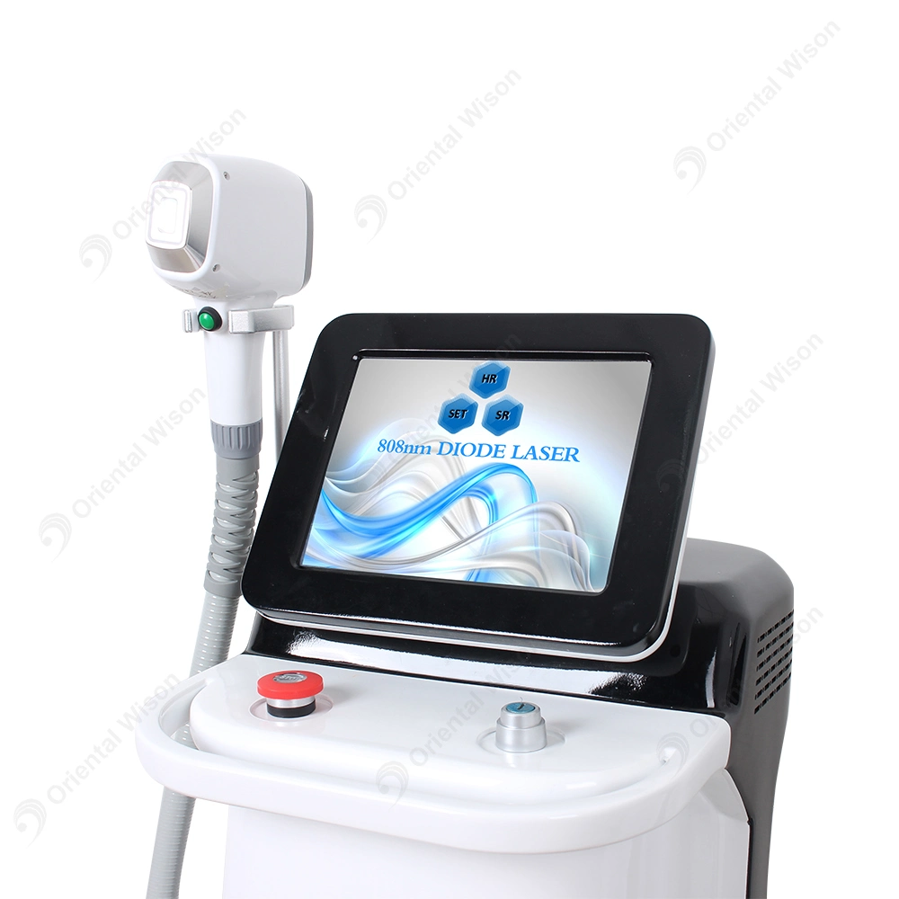 Best Quality 10 Inch Real Color Touch Screen 808nm Diode Laser Hair Removal Machine Salon Equipment