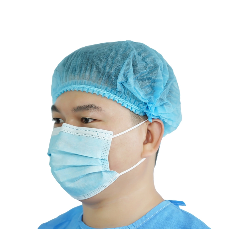 White Color Flat Earloop Medical and Surgical Face Mask Bfe 95% 98%