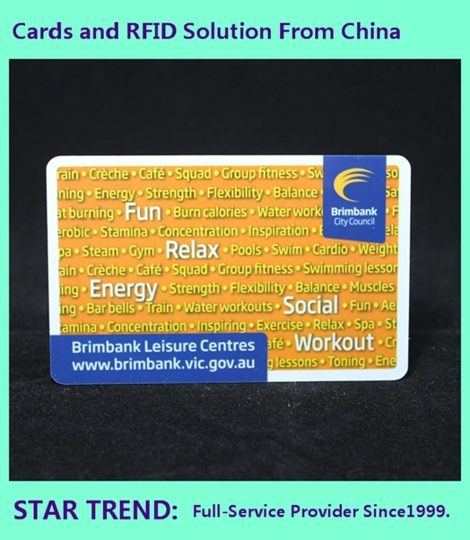 Preprinted PVC Card for Business in Credit Card Size