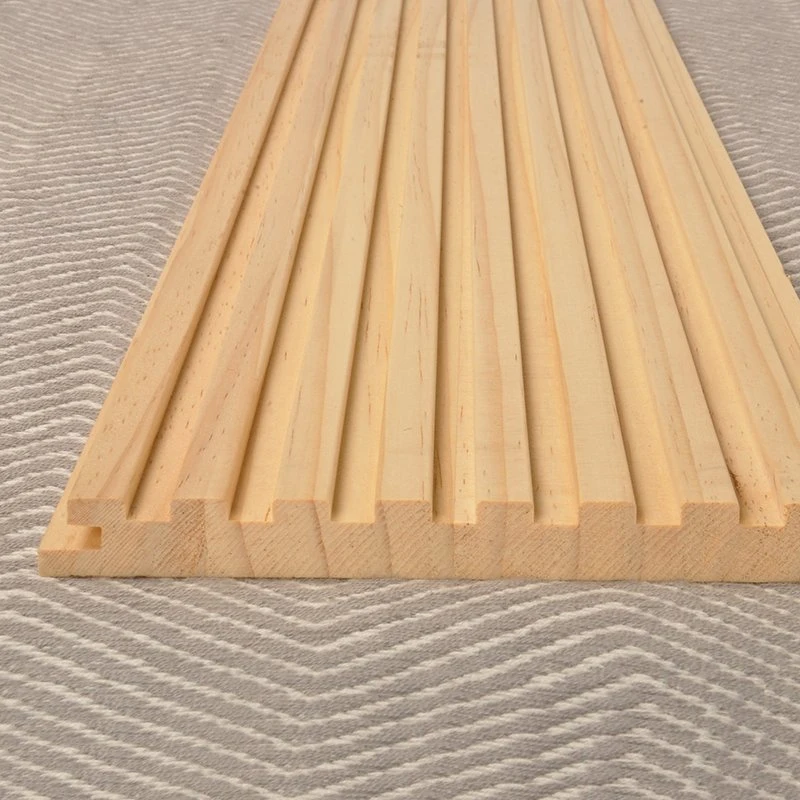 187mm*18mm Alta calidad China fábrica de Finger Unginted Junta de Madera sólida Revestimiento de pared