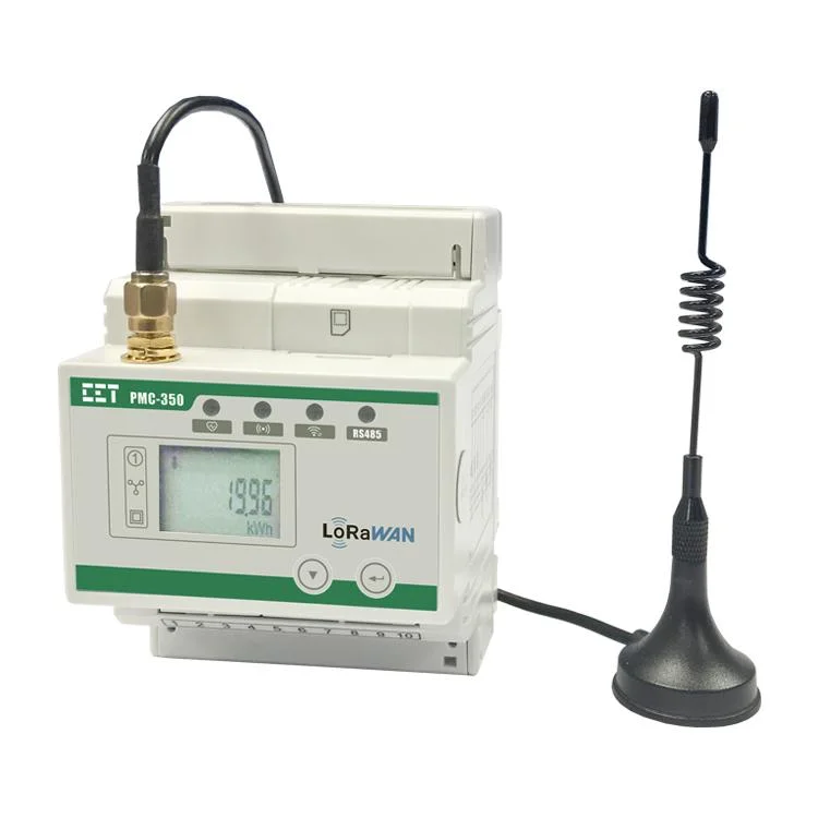 PMC-350-C 35mm DIN Rail Class 1 Three-Phase Multifunction Smart Meter for Electric Power kWh Measurement  with LoRaWAN