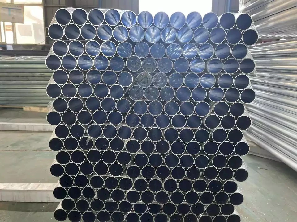 Factory 6061/6063 Alloy Square Round Rectangle Hexagonal Pipe Large Diameter Anodized Aluminum Pipe Profile