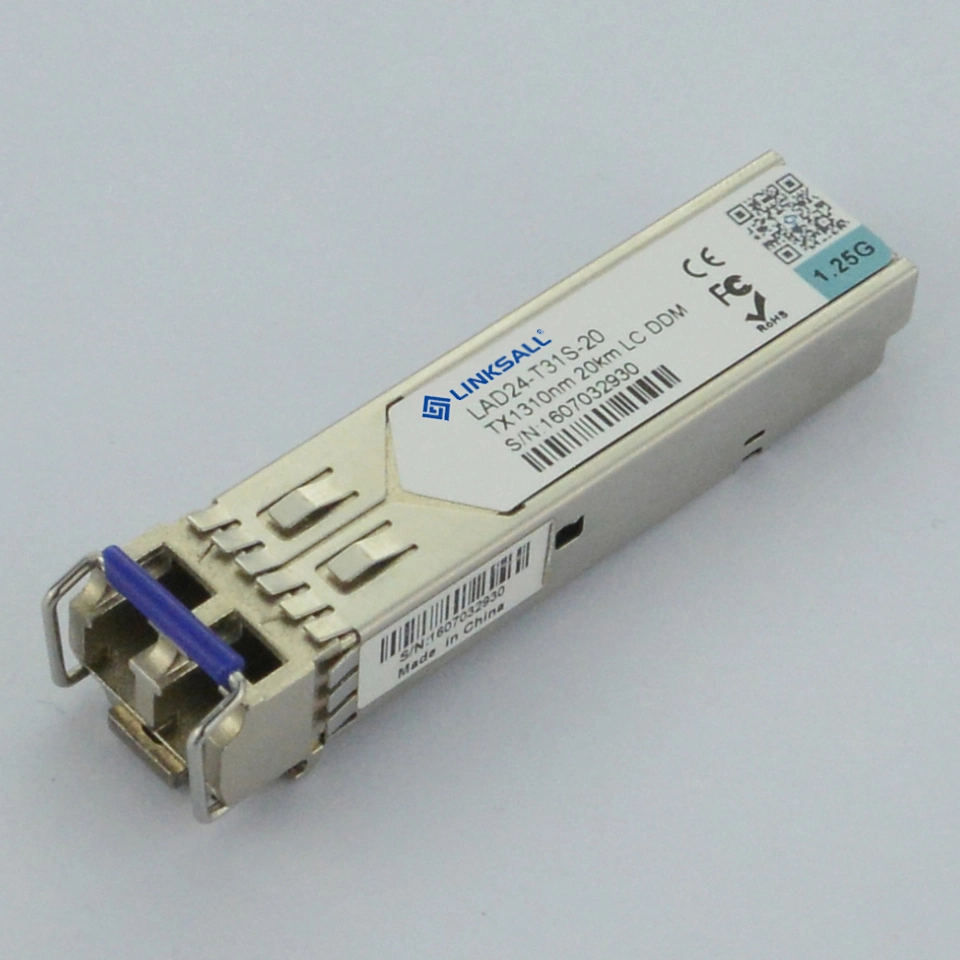 Tx Rx 1310nm 20km 1.25g One Pair SFP Compatible with All Main Brand Switches Device