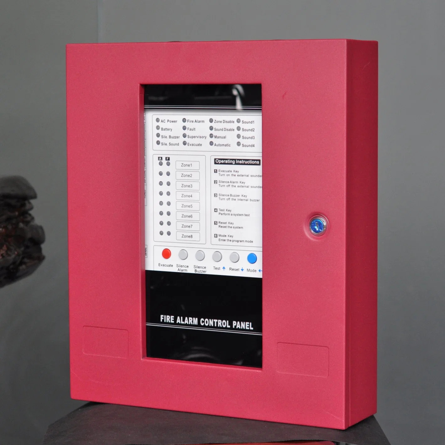 Apartment Building Installing Fire Alarm Control Panel with Alarm System