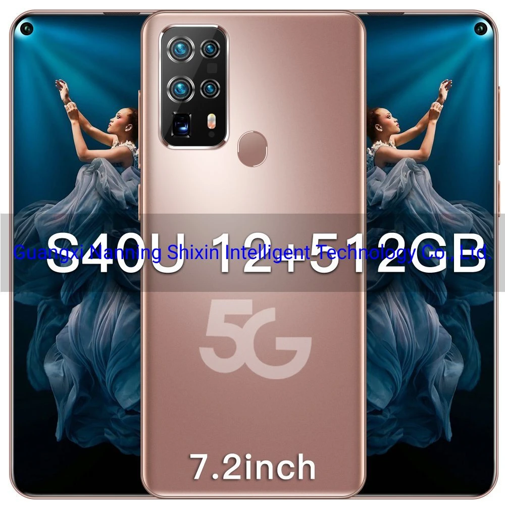 S40u 7.2 12g /512GB+ Smartphone Amoled Screen Android 10.0 Phone with Face Unlock, Phone Smartphone