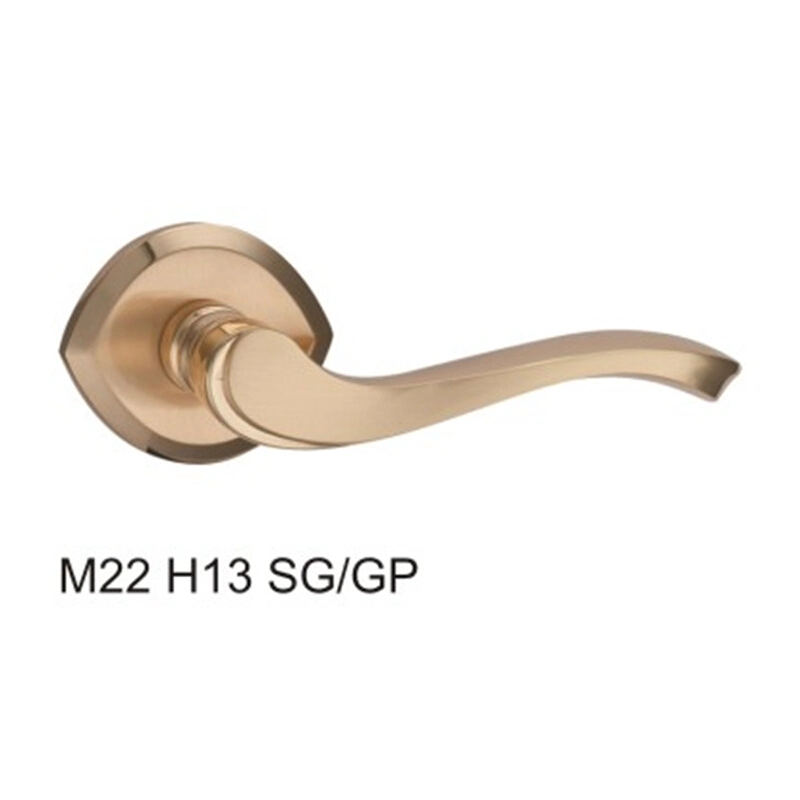 Simple Italy Style Zinc Alloy Handle Lock (M22 H13 SG/GP)