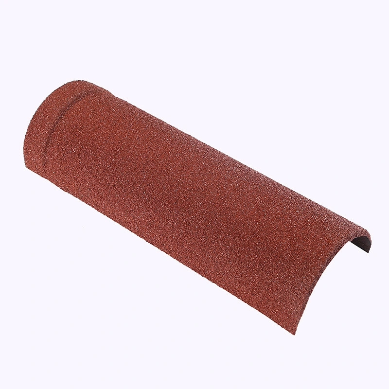 High quality/High cost performance  Ceramic Clay Promotion Metalic Roofing Sheet Arc Ridge Roof Tile for Houses