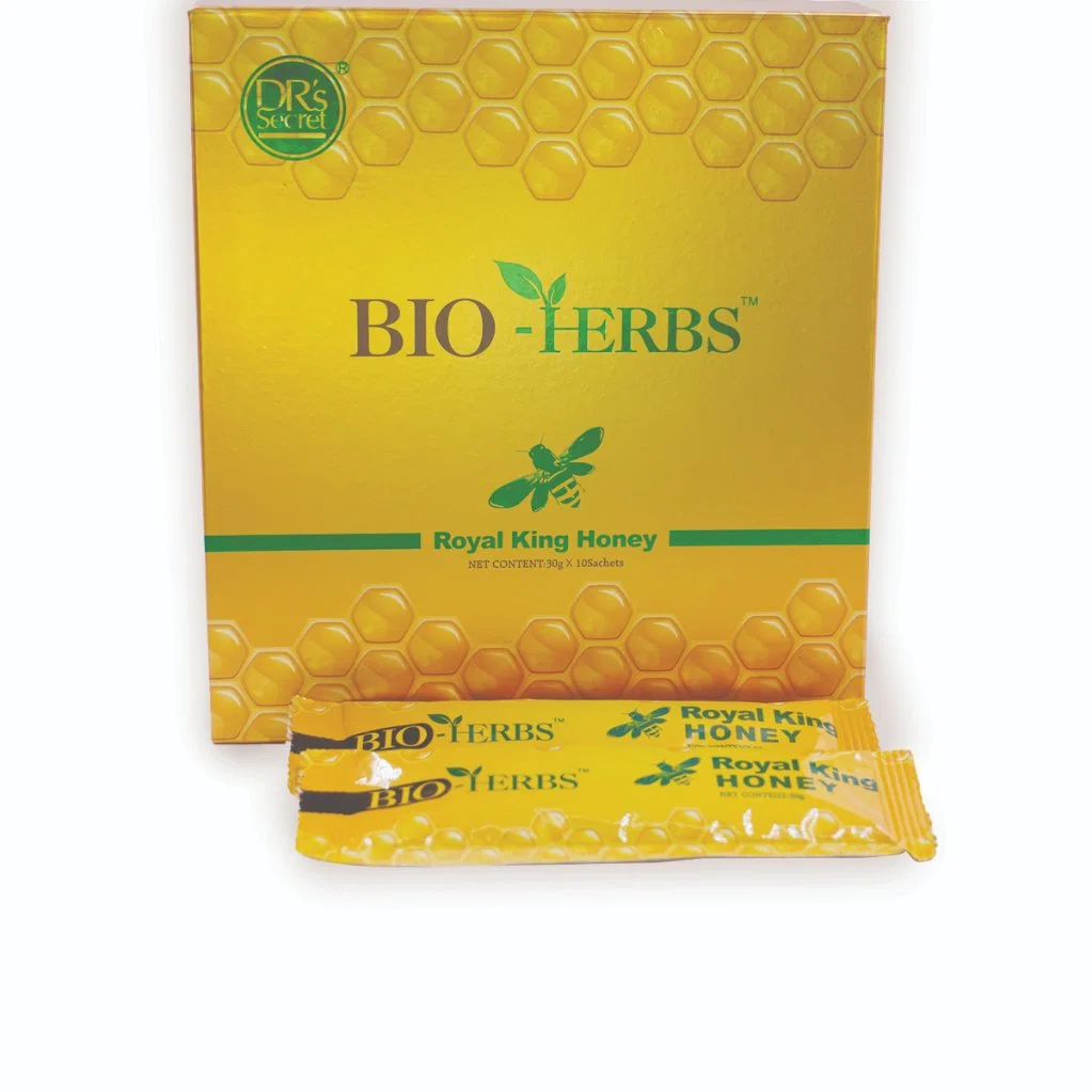 OEM Quality Best Nature Wholesale/Supplier Raw Bee Bio Herbs King Honey Jar Vital Box Mature Pure Honey