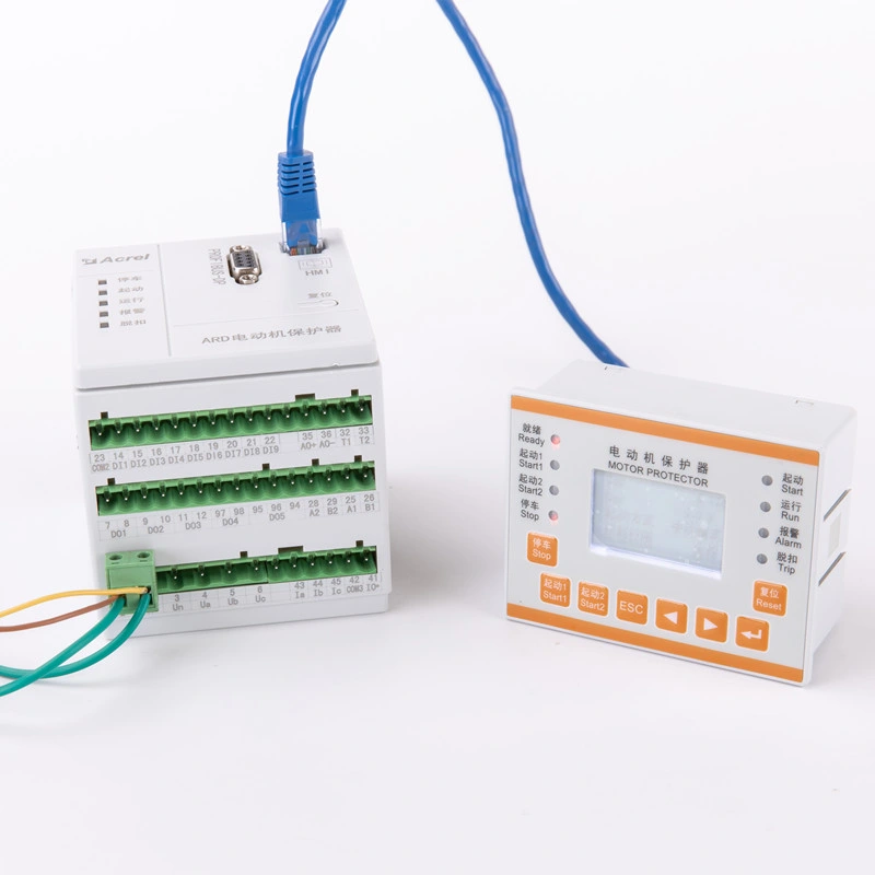 Protector de motor para la MCC con 9di/5do Profibus Modbus programable de lógica