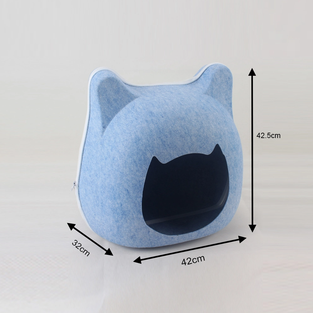 Factory Direct OEM ODM Recycled Polyester Felt Pet Products Pet Bed Pet Supply Pet Accessories Couch Cave Pet Cage Amazon Heated Cat House for Home Indoor