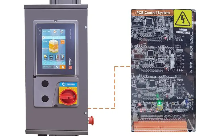 Smart Wasp X0-PS long de la garantie de l'emballage automatique de film étirable palette Wrap/Machine d'enrubannage