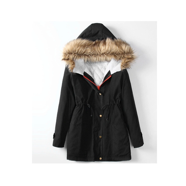 Hot Sale Winter Plus Wool Women Warm Thick Winter Coats Parkas for Women