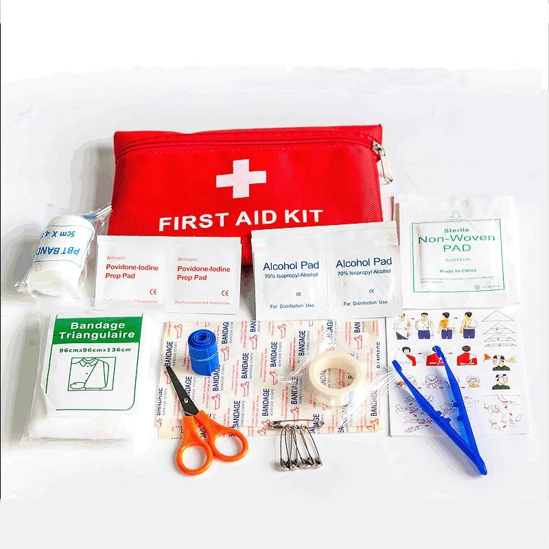 Heißer Verkauf Tactical Molle Tasche Trauma Kit Erste Hilfe Kit Rote Farbe